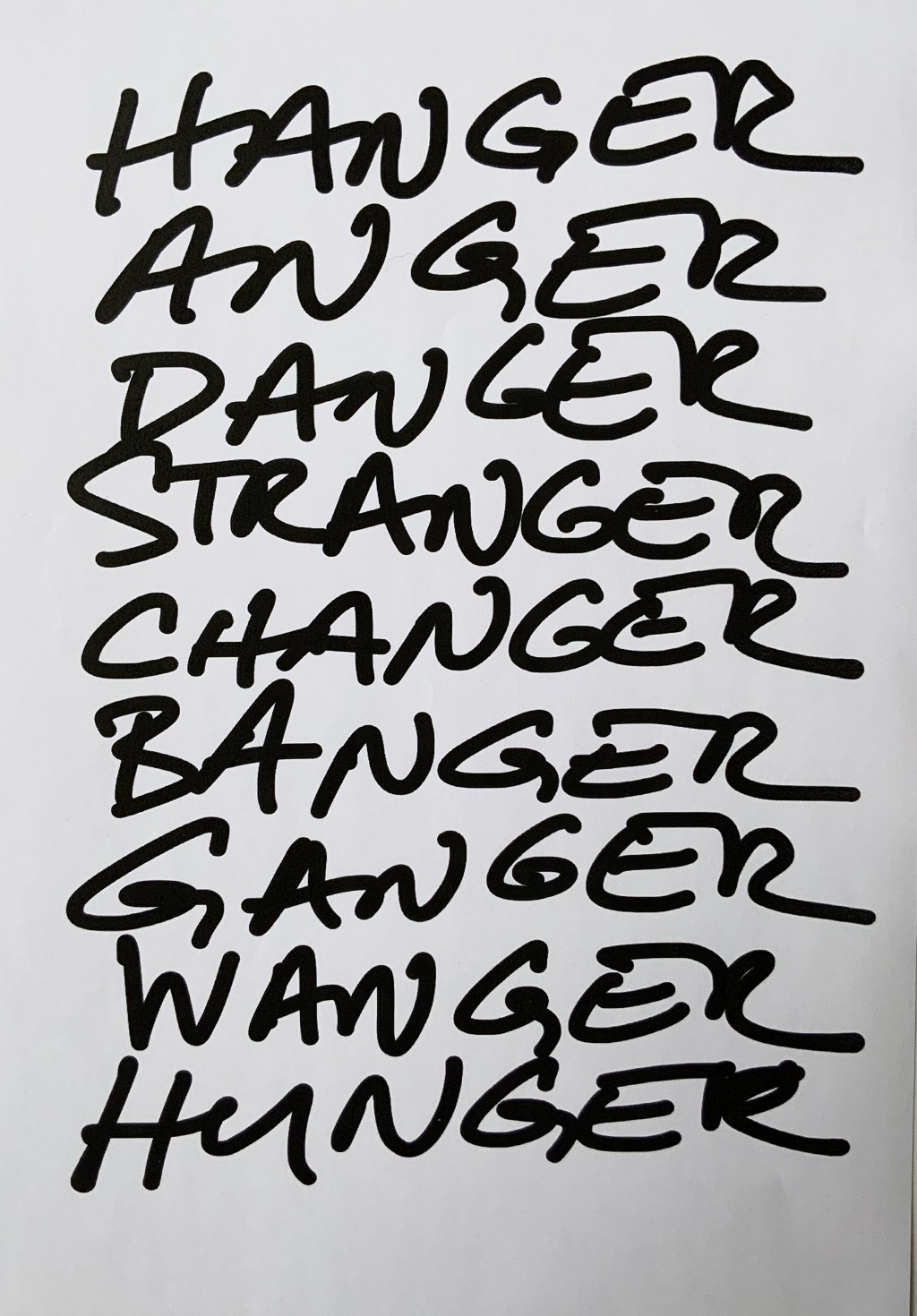 contemplating hanger |&nbsp;2024